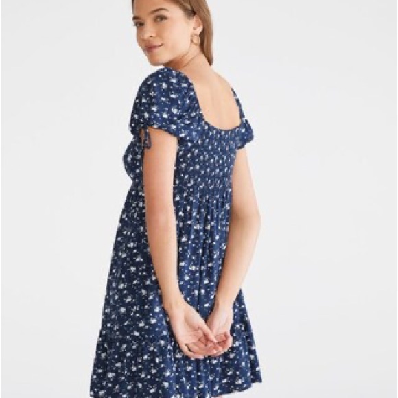 Aeropostale Floral Sweetheart Babydoll Dress - Picture 3 of 6